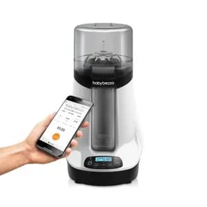 Baby Brezza Smart Bottle + Breast Milk Warmer [Dimensions (Overall) 12 Inches (H) x 6.25 Inches (W) x 6.25 I, Weight 3.25 Pounds, Features Warms Evenly, Compatible With All Bottle,