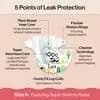 The Honest Company Clean Conscious Diapers Four Print Pack - Size 4 - 104ct [Health Facts No Fragrance Added, Paraben-Free, Features Dual Grip Tabs, Elastic Stretch Sides, E, Dispo