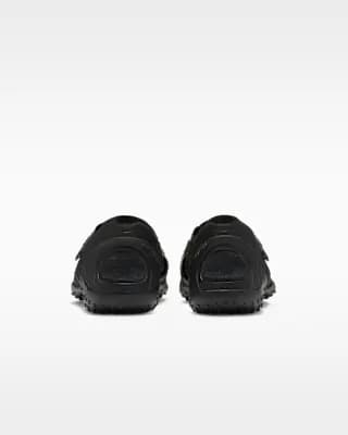 NikeSKIMS Rift Mesh Women's Shoes Black/Black/NSKM Dark Smoke [Black/Black/NSKM Dark Smoke, W 5 / M 3.5, W 5.5 / M 4, W 6 / M 4.5, W 6.5 / M 5, W 7 / M, Hook-and-loop strap at the 