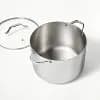 12qt Stainless Steel Stock Pot Silver - Figmint™ [11.02 Inches, 7.78 Pounds, Stainless Steel]
