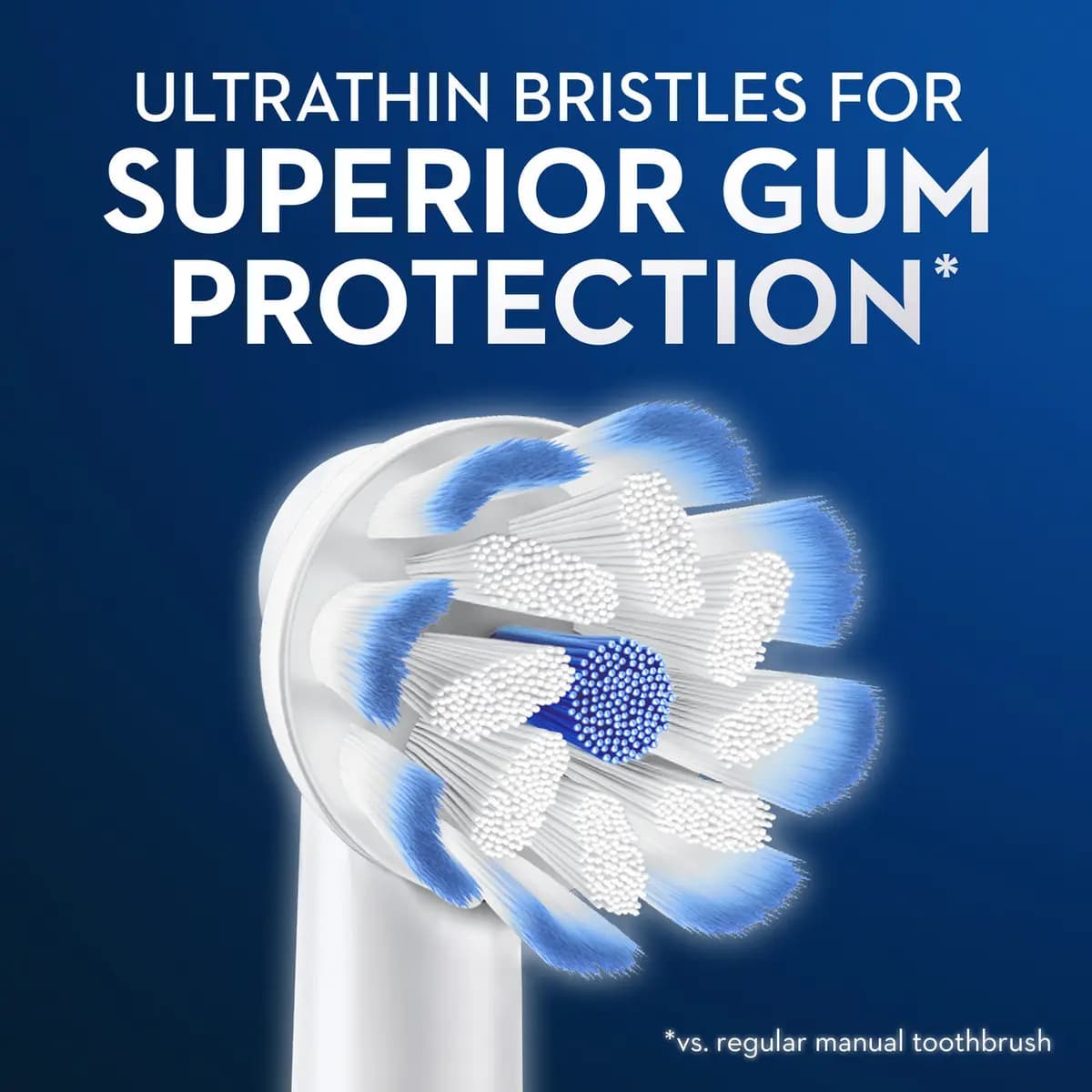 Oral-B Sensitive & Gum X-Filament Replacement Brush Head, 1 Count [Optimal tooth coverage and tooth-by-tooth cleaning with specially engineered bristles, Clinically proven superior