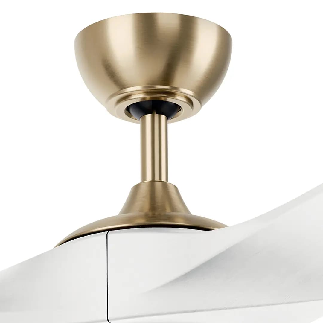 Kichler Mylo Ceiling Fan Anvil Iron | Honey Maple [Attribute 60", Attribute 3 Blades, Attribute Selectable CCT]