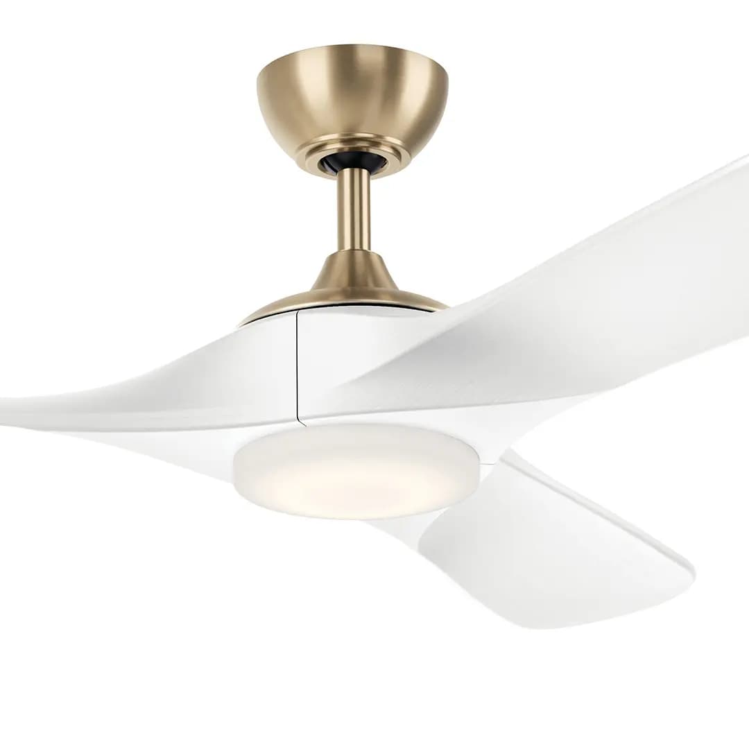 Kichler Mylo Ceiling Fan Anvil Iron | Honey Maple [Attribute 60", Attribute 3 Blades, Attribute Selectable CCT]