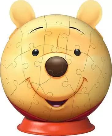 Ravensburger 3D Puzzle Ball Character Puzzle-Ball Winnie the Pooh - 72 Pieces [72, ages 6 - 99]