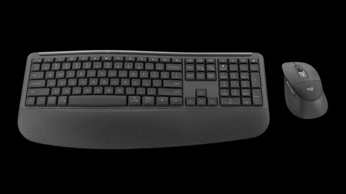 Logitech Signature Comfort Plus Combo MK880 - Graphite - English US (QWERTY) [8.34 in (211.74 mm), 17.49 in (444.15 mm), 1.18 in (29.88 mm)]