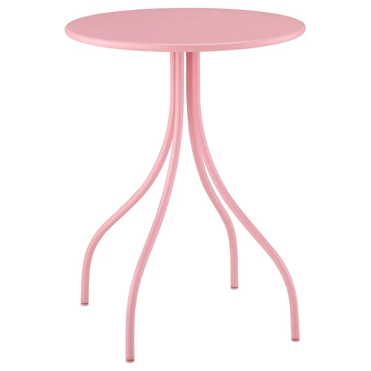 IKEA TÅNEBRO Side table, indoor/outdoor/light pink 18 1/8 " [Diameter 18 1/8 ", Height 23 7/8 ", Max. load 22 lb]