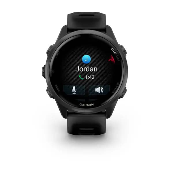 Garmin Forerunner 570 42mm Slate Gray Aluminum with Translucent Black/Black Band [AMOLED (optional always-on mode), 5 ATM, 1.2" (30.4 mm) diameter]