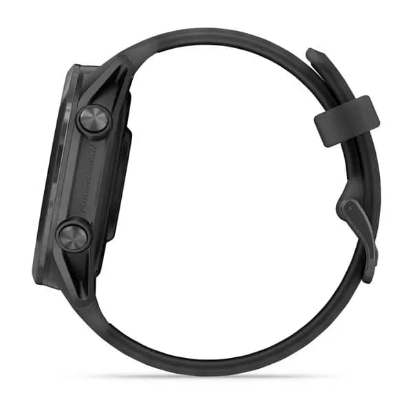 Garmin Forerunner 570 42mm Slate Gray Aluminum with Translucent Black/Black Band [AMOLED (optional always-on mode), 5 ATM, 1.2" (30.4 mm) diameter]