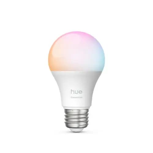 Philips Hue White and color ambiance Essential A19 - E26 smart bulb - 800 lm - 8.8W [Ambient temperature range -4 to +113 °F, Operational humidity 5% <H<95% (non condensing), Opera