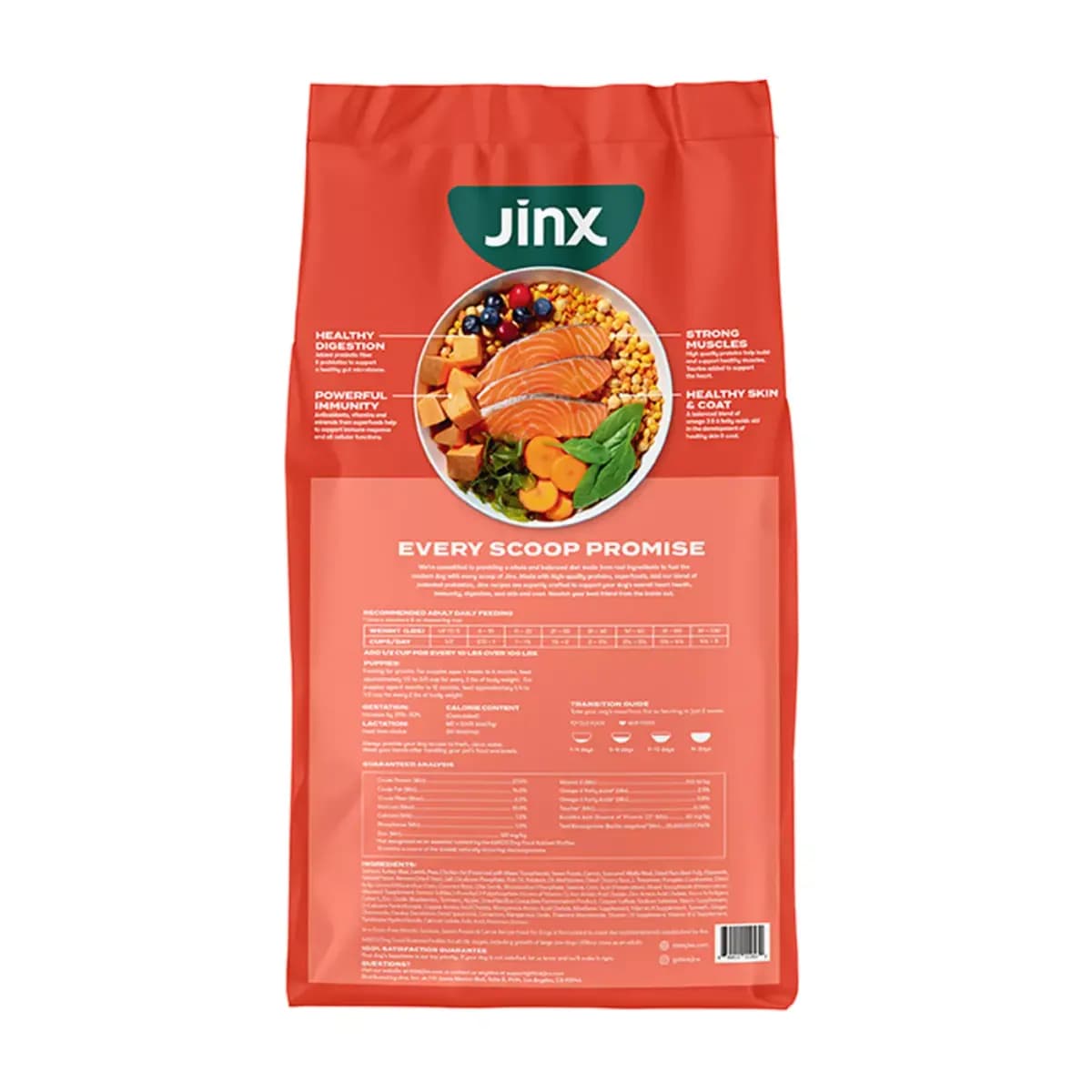 Jinx All Life Stages Grain-Free Dry Dog Food - Atlantic Salmon, Sweet Potato & Carrot [Species Dog, Brand Jinx, Food Type Kibble, Breed Size All]