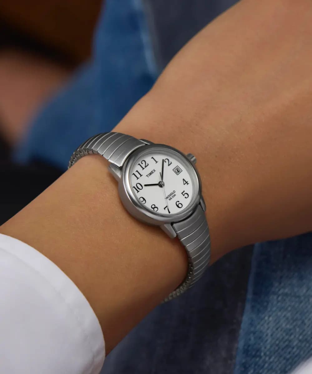 Timex Easy Reader 25mm Expansion Band [30 m, Stainless Steel]
