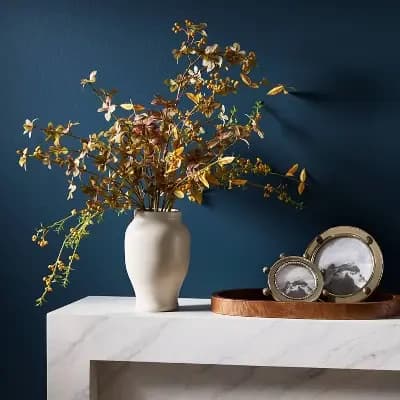 Threshold designed w/Studio McGee Statement Berry and Branch Arrangement - Thresholdâ„¢ designed with Studio McGee [Polyester, Ceramic, 9.1 Inches (H) x 3.8 Inches (W)]