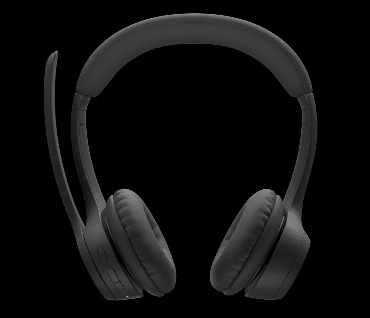 Logitech Zone 300 - Midnight Black [6.8 in (172.8 mm), 6.56 in (166.7 mm), 2.6 in (66 mm)]