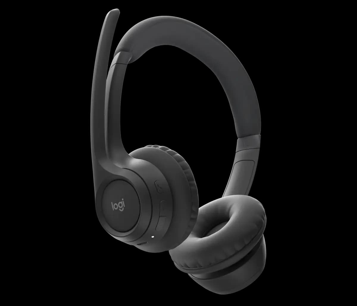 Logitech Zone 300 - Midnight Black [6.8 in (172.8 mm), 6.56 in (166.7 mm), 2.6 in (66 mm)]