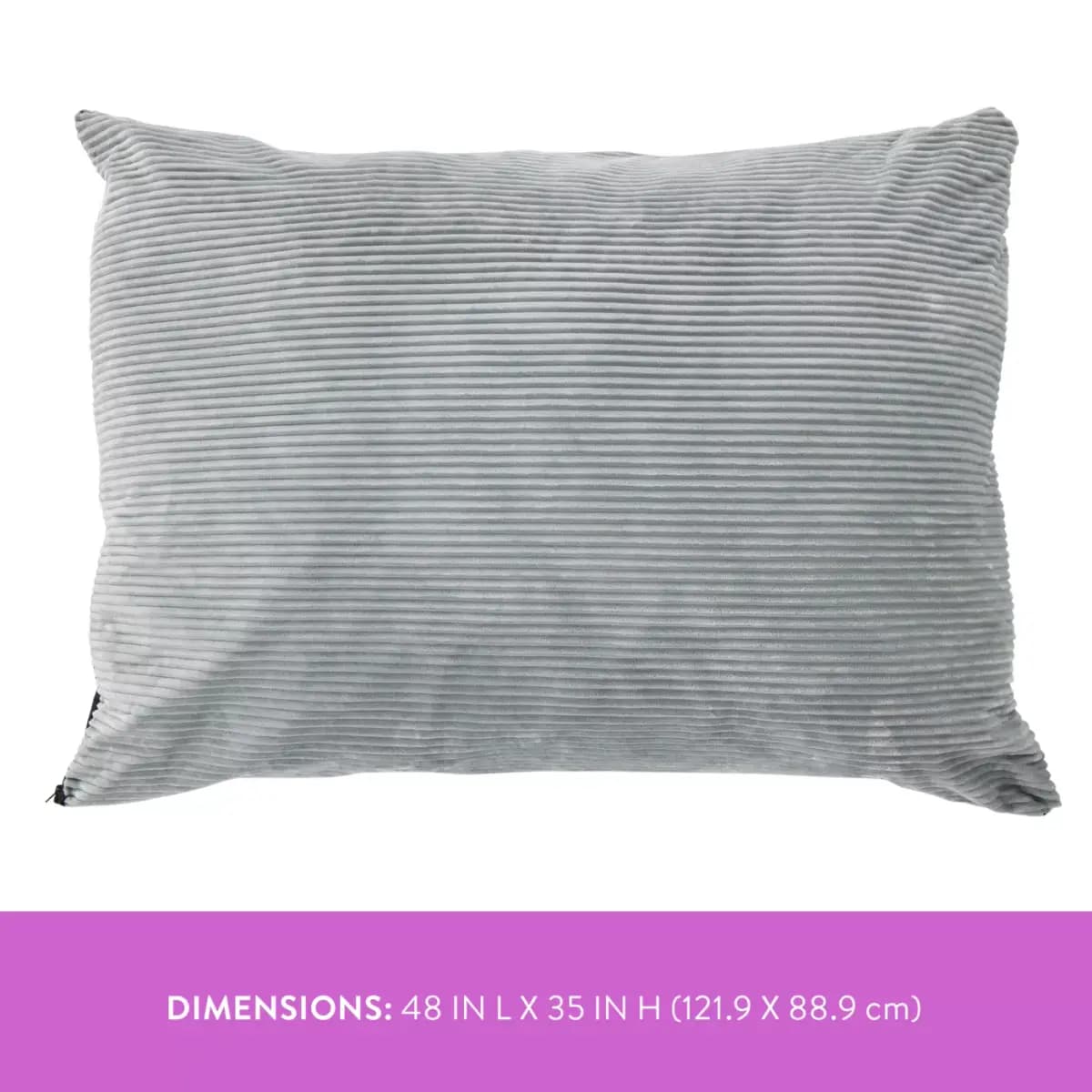 Top Paw Grey Cozy Pillow Bed. Small/Medium, Large/X Large [Brand Top Paw®, Includes 1 Bed, Intended For Dogs, Color Grey]