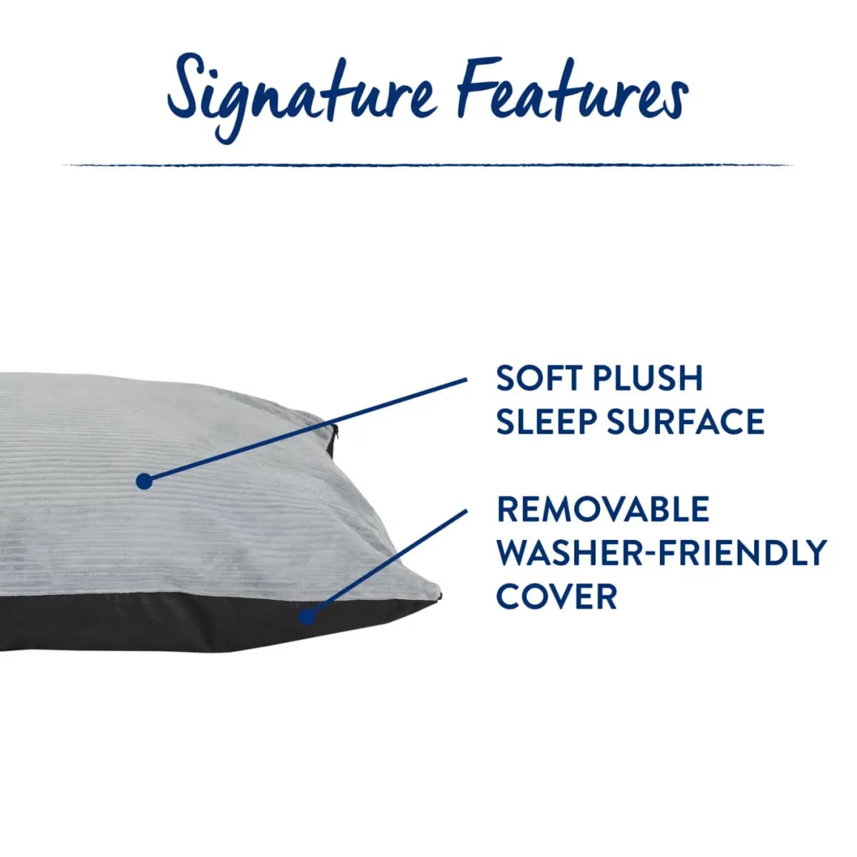 Top Paw Grey Cozy Pillow Bed. Small/Medium, Large/X Large [Brand Top Paw®, Includes 1 Bed, Intended For Dogs, Color Grey]