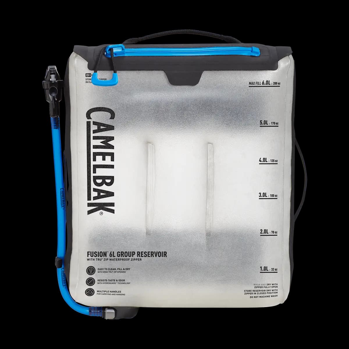 CamelBak FusionÃ¢â€žÂ¢ 6L Group Reservoir with TRUÃ‚Â® Zip Waterproof Zipper [TRU Zip is durable, Hypalon reinforced hanging points, Skid patch on rear]