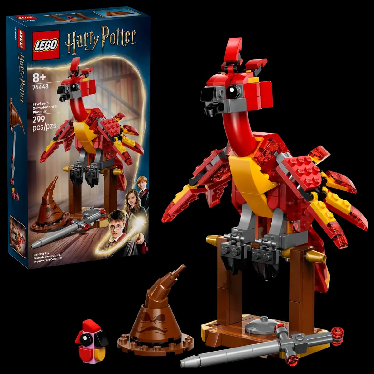 LEGO Fawkes™: Dumbledore's Phoenix 76448 [299 pieces, ages 8+, Harry Potter™]