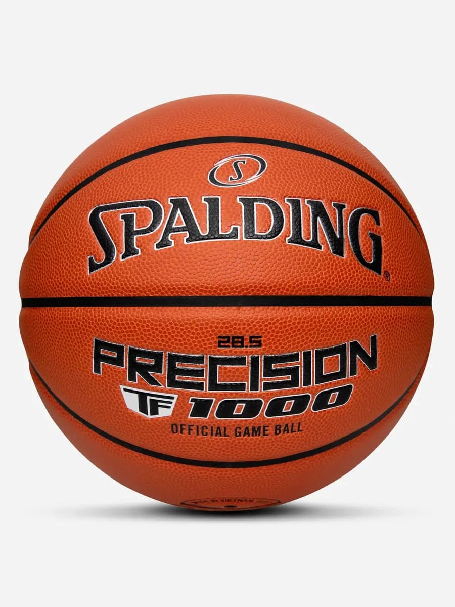 Spalding Precision TF1000® Indoor Game Basketball [BUILT DIFFERENT, SHOOTER’S TOUCH, ELITE PERFORMANCE]