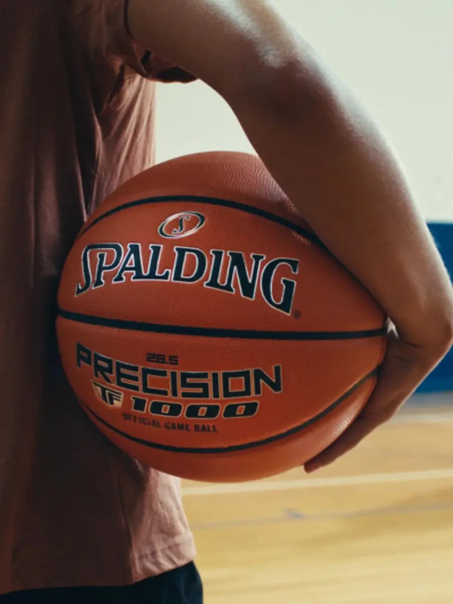 Spalding Precision TF1000® Indoor Game Basketball [BUILT DIFFERENT, SHOOTER’S TOUCH, ELITE PERFORMANCE]