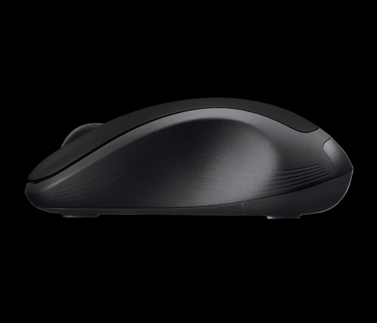 Logitech M310 Wireless Mouse - Black [4.37 in (111 mm), 2.44 in (62 mm), 1.54 in (39 mm)]