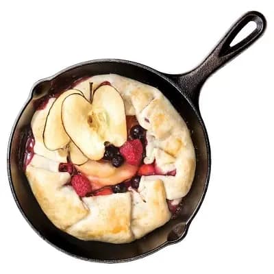 Lodge 8" Cast Iron Skillet: Preseasoned, Tarnish & Heat-Resistant, 8 Inch, Smooth Surface Compatible, Hand Wash Only [Cast Iron, No Lid, 2 Quart]
