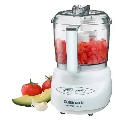 Cuisinart 3 Cups 250W Prep Plus Mini Food Processor White DLC-2A: Small Chopper, Dishwasher-Safe, Stainless Steel Blades [24 Ounces, 250 watts, 3 Pounds]