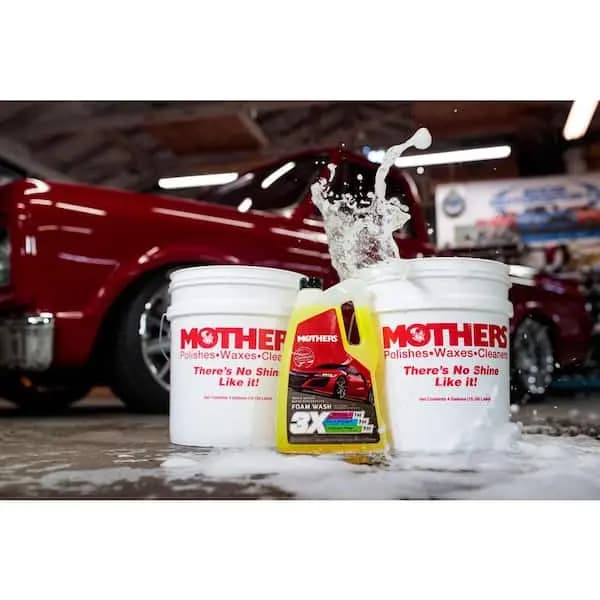 MOTHERS 100 oz. Triple Action Foam Wash Liquid Concentrate, 05610 [Automotive Part Type: Car Wash Soap, General Part Type: Car Wash Soap, Pack Size: 1]