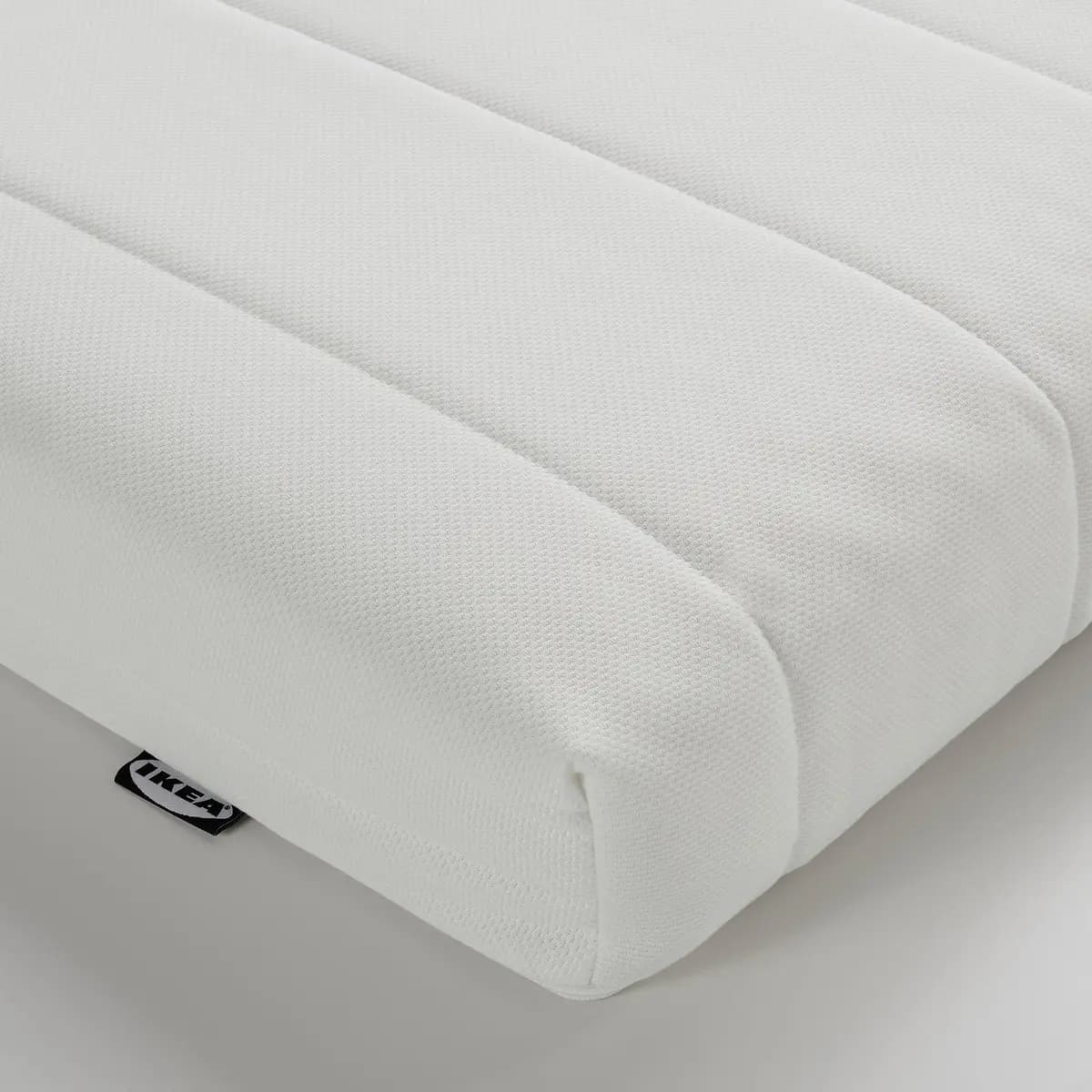 IKEA ÅSVANG Foam mattress, medium firm/white [Width 38 1/4 ", Length 74 3/8 ", Thickness 4 3/4 "]