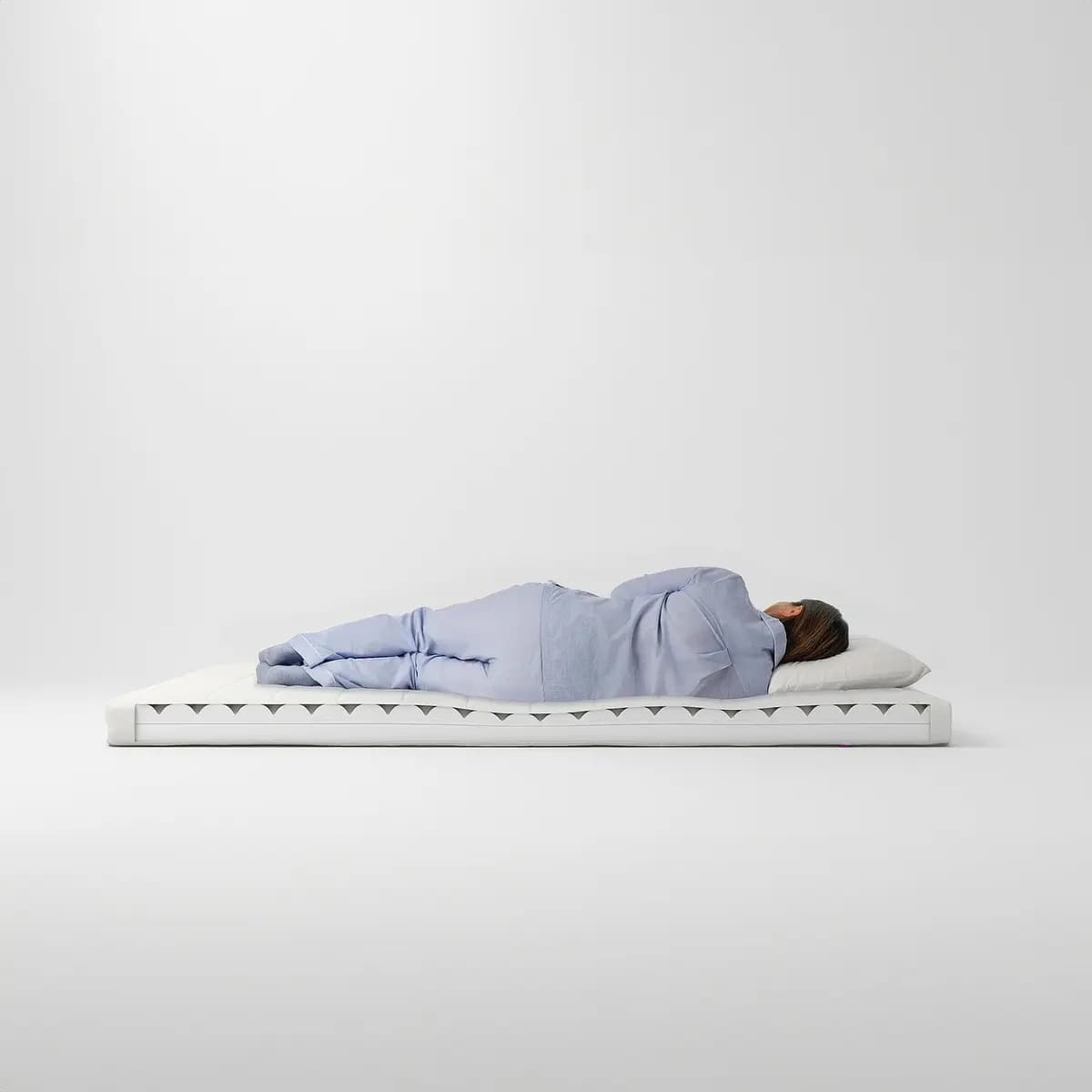 IKEA ÅSVANG Foam mattress, medium firm/white [Width 38 1/4 ", Length 74 3/8 ", Thickness 4 3/4 "]