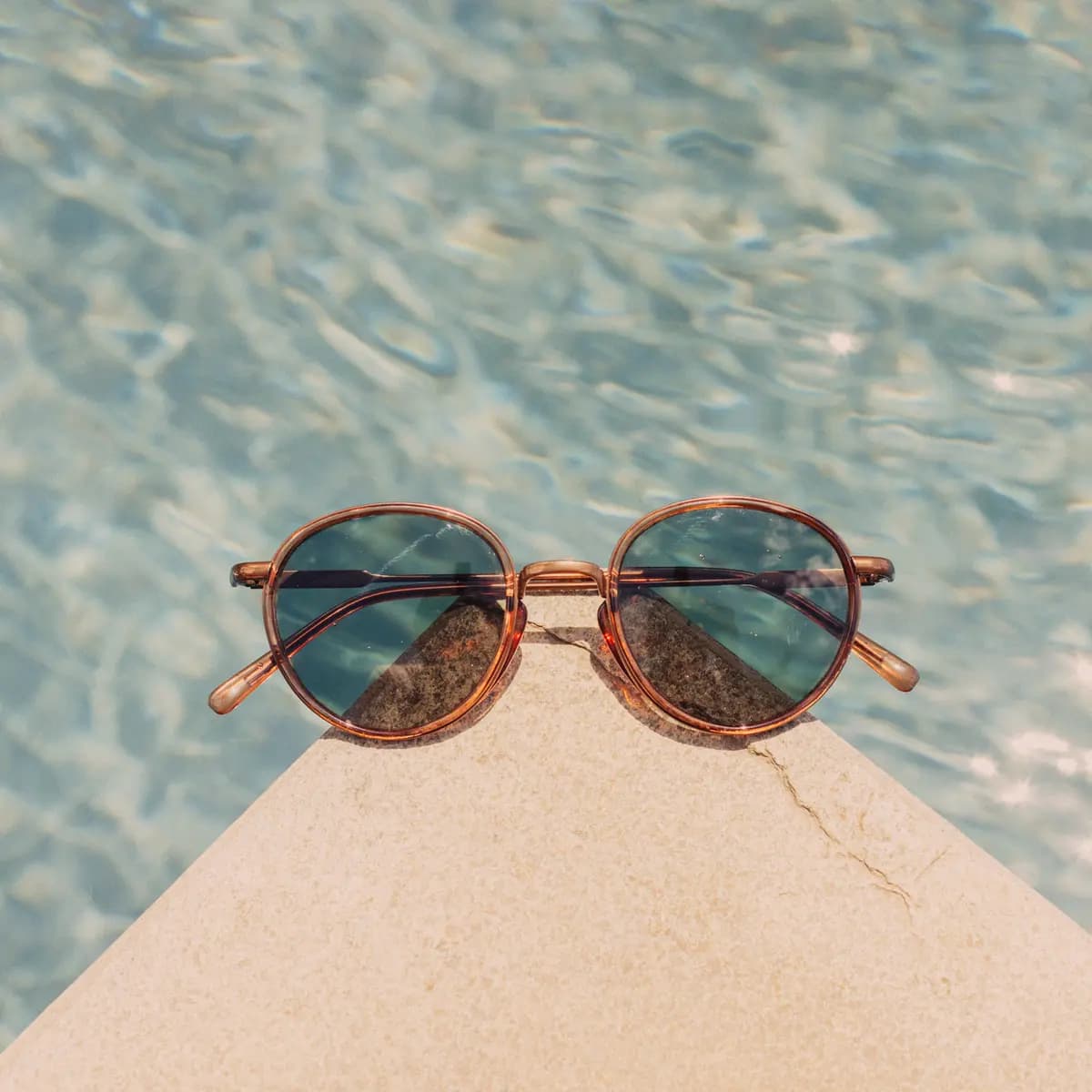 Sunski Baia Copper Forest [polarized CR-39, small, steel and TR90]