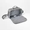 Faux Neoprene Lunch Tote - All In Motion™ Heather Gray: Zipper Closure, Recycled Material [Dimensions (Overall) 7 Inches (H) x 10 Inches (W) x 4 Inches, Closure Type Zipper, Sugges