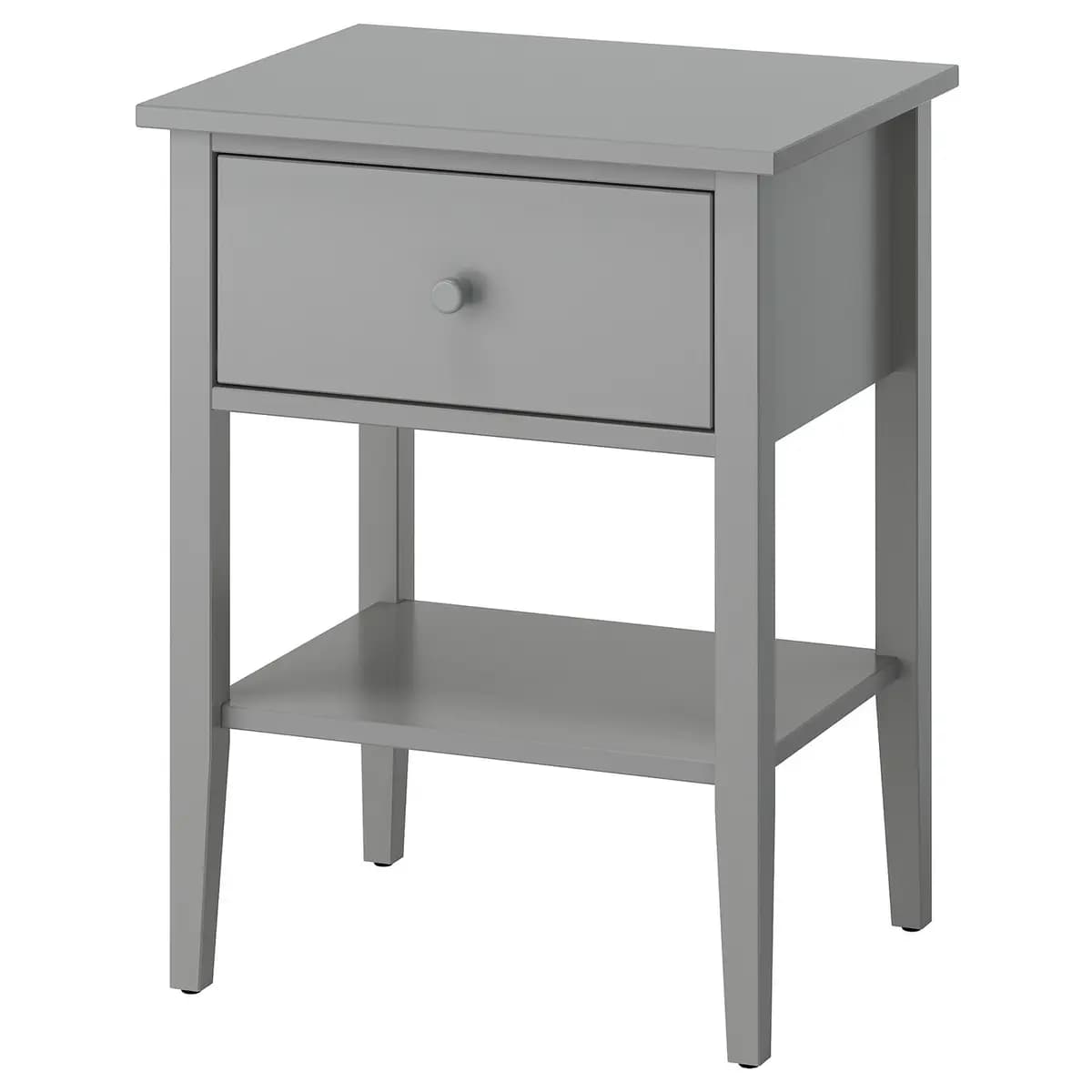 IKEA GULLABERG Nightstand, with 1 drawer with shelf/gray 20 7/8x16 7/8x27 1/8 " [Depth 16 7/8 ", Width 20 7/8 ", Height 27 1/8 "]