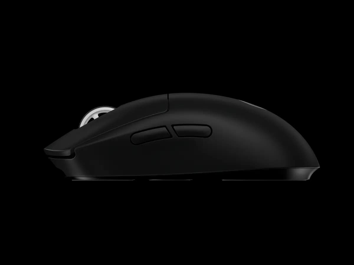 Logitech PRO X SUPERLIGHT - Black [1.57 in (40 mm), 2.5 in (63.5 mm), 4.92 in (125 mm)]