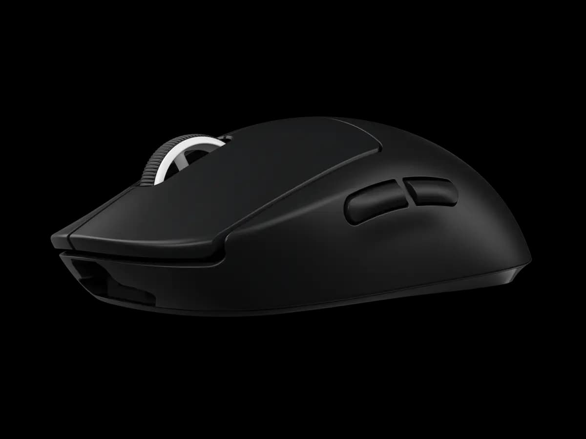 Logitech PRO X SUPERLIGHT - Black [1.57 in (40 mm), 2.5 in (63.5 mm), 4.92 in (125 mm)]