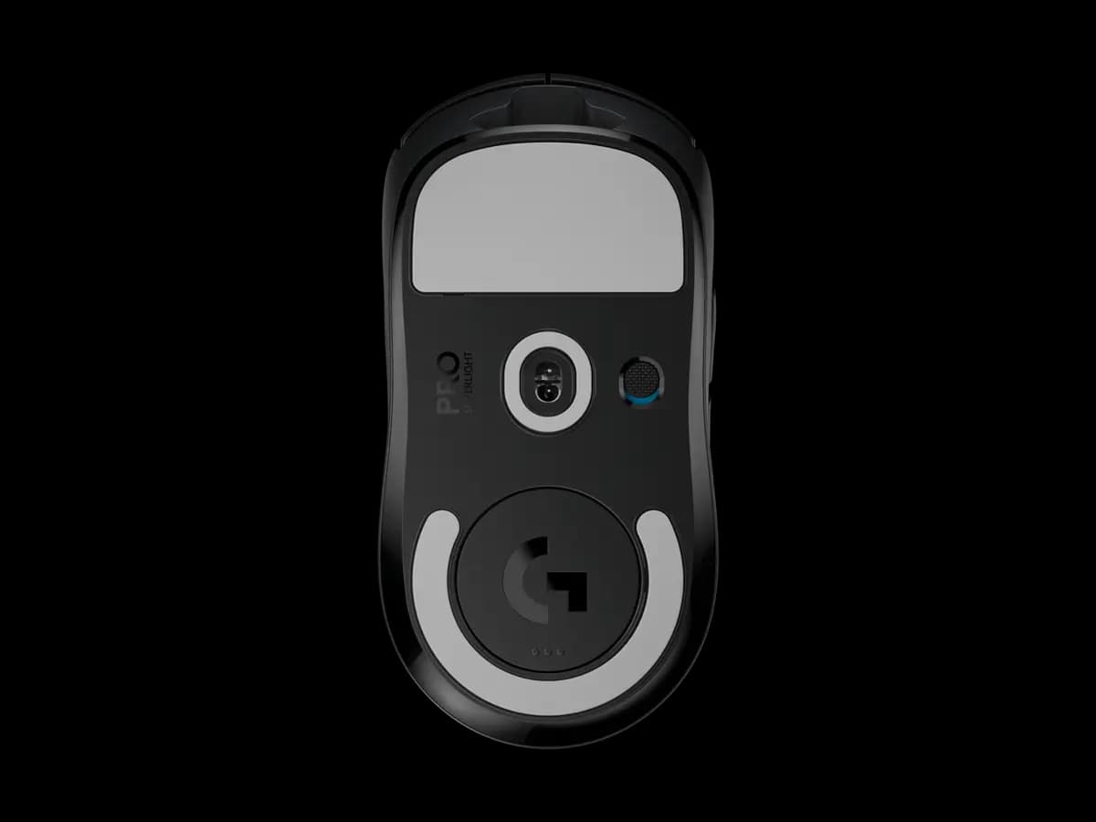 Logitech PRO X SUPERLIGHT - Black [1.57 in (40 mm), 2.5 in (63.5 mm), 4.92 in (125 mm)]