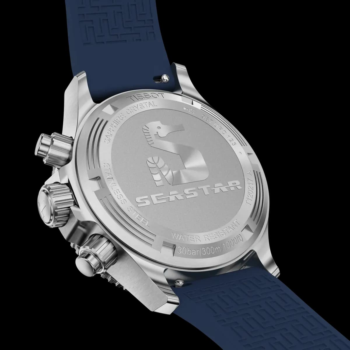 Tissot Seastar 1000 38mm Blue gradient [38.00 mm, Quartz chronograph PowerDrive, 300 m]