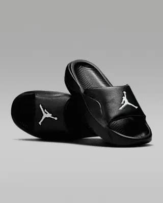 Jordan Franchise Slides Black/White [Black/White, M 7 / W 8, M 8 / W 9, M 9 / W 10, M 10 / W 11, M 11 / W 12,, Synthetic leather forefoot strap helps hold your]