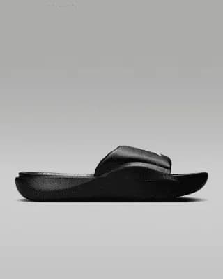 Jordan Franchise Slides Black/White [Black/White, M 7 / W 8, M 8 / W 9, M 9 / W 10, M 10 / W 11, M 11 / W 12,, Synthetic leather forefoot strap helps hold your]
