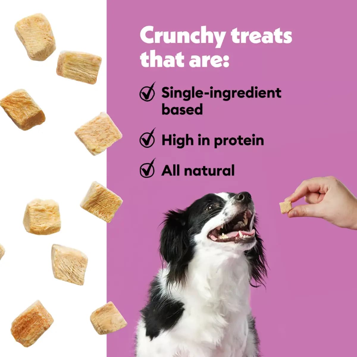 Wiggles & Wags Freeze Dried Chicken Crunchy Dog Treats [Brand Wiggles & Wags®, Food Type Treat, Made In USA, Intended For Dogs]