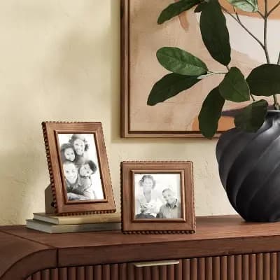 Threshold 4"x6" Wood Frame - Thresholdâ„¢ [Wood (Frame), Brown, .5 Pounds]