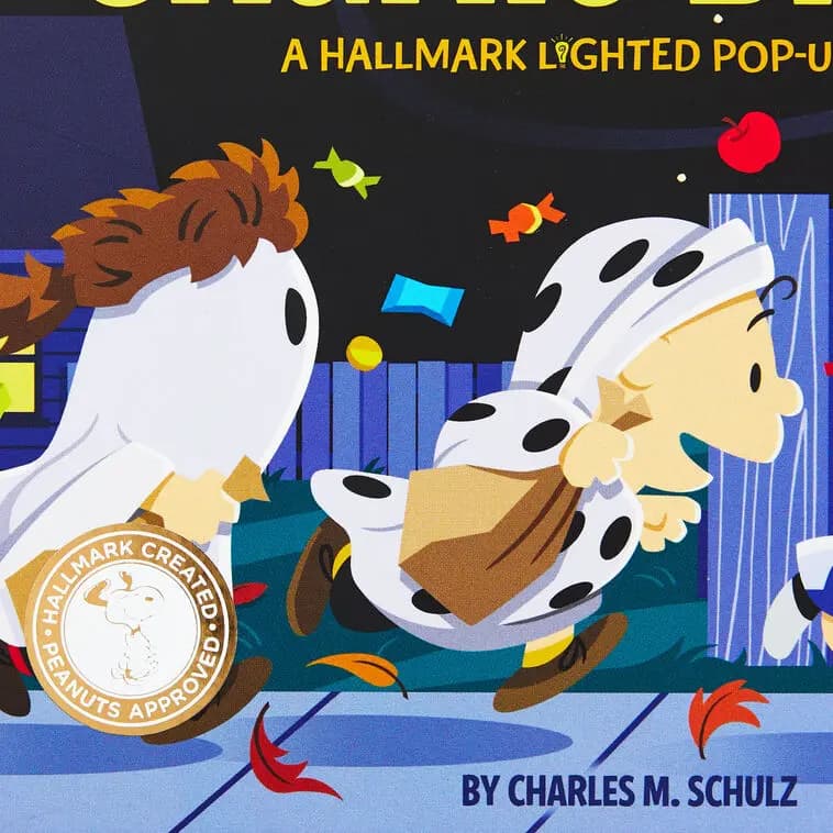 Peanuts® It's the Great Pumpkin, Charlie Brown Lighted Pop-Up Book [Dimensions 8.25" W x 8.25" H, Count 1, Genre Juvenile Nonfiction, Author Charles M. Schulz]