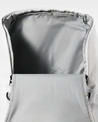 Nike Varsity Elite Backpack (32L) White/Black/Metallic Gold [100% polyester, Spot clean, ONE SIZE]