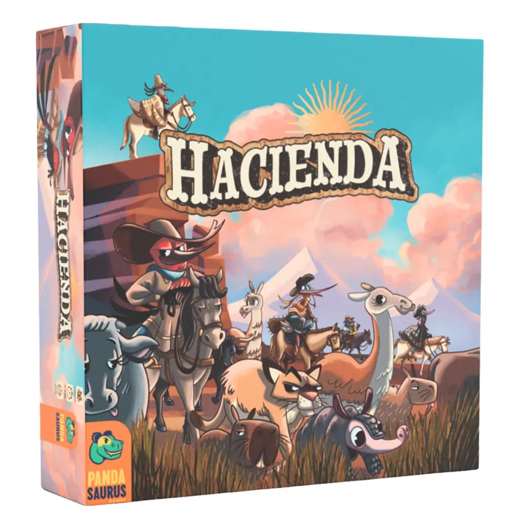 Pandasaurus Games Hacienda [UPC 850059057315, ages 13+, 45 - 60 minutes]