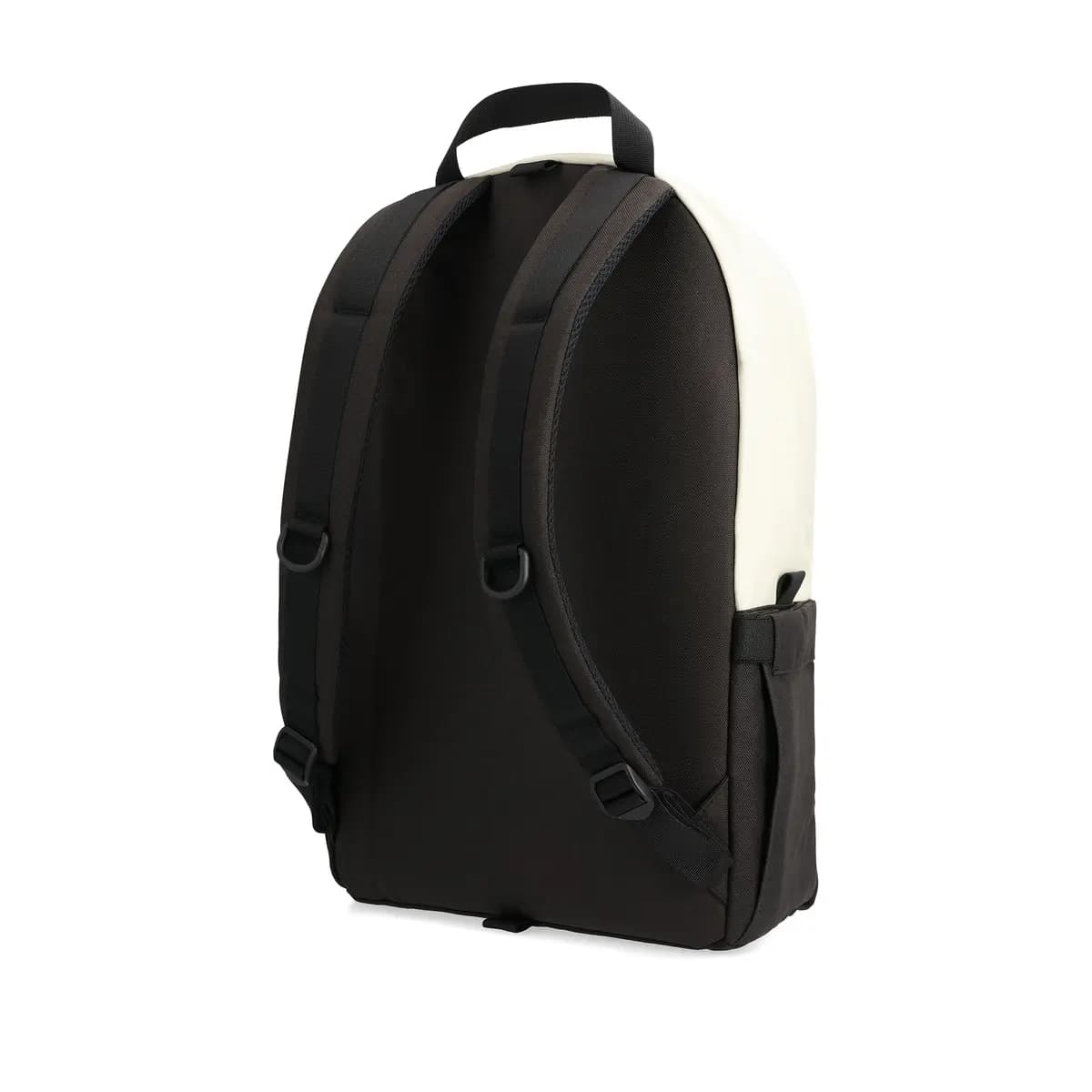 Topo Designs Daypack Classic Bone White / Black [Natural leather lash tab, Heavy-duty hardware, Comfortable contoured padded shoulder straps]