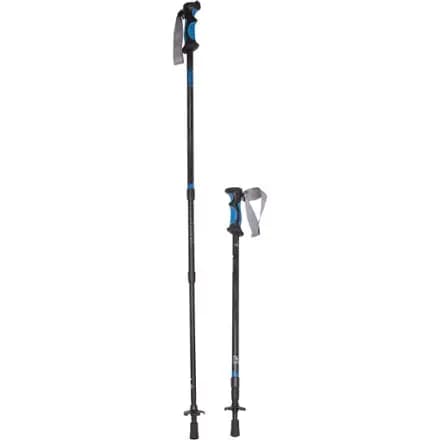 Mountainsmith Cobalt Trekking Poles - Pair Black Ice [Hiking, 6061 Aluminum, Plastic]