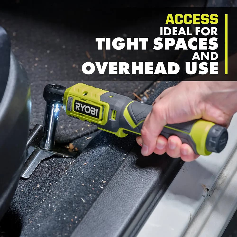 RYOBI USB Lithium 3/8" Light Duty Ratchet Kit [Voltage 4V, Battery Capacity 2Ah, USB Cable 21"]