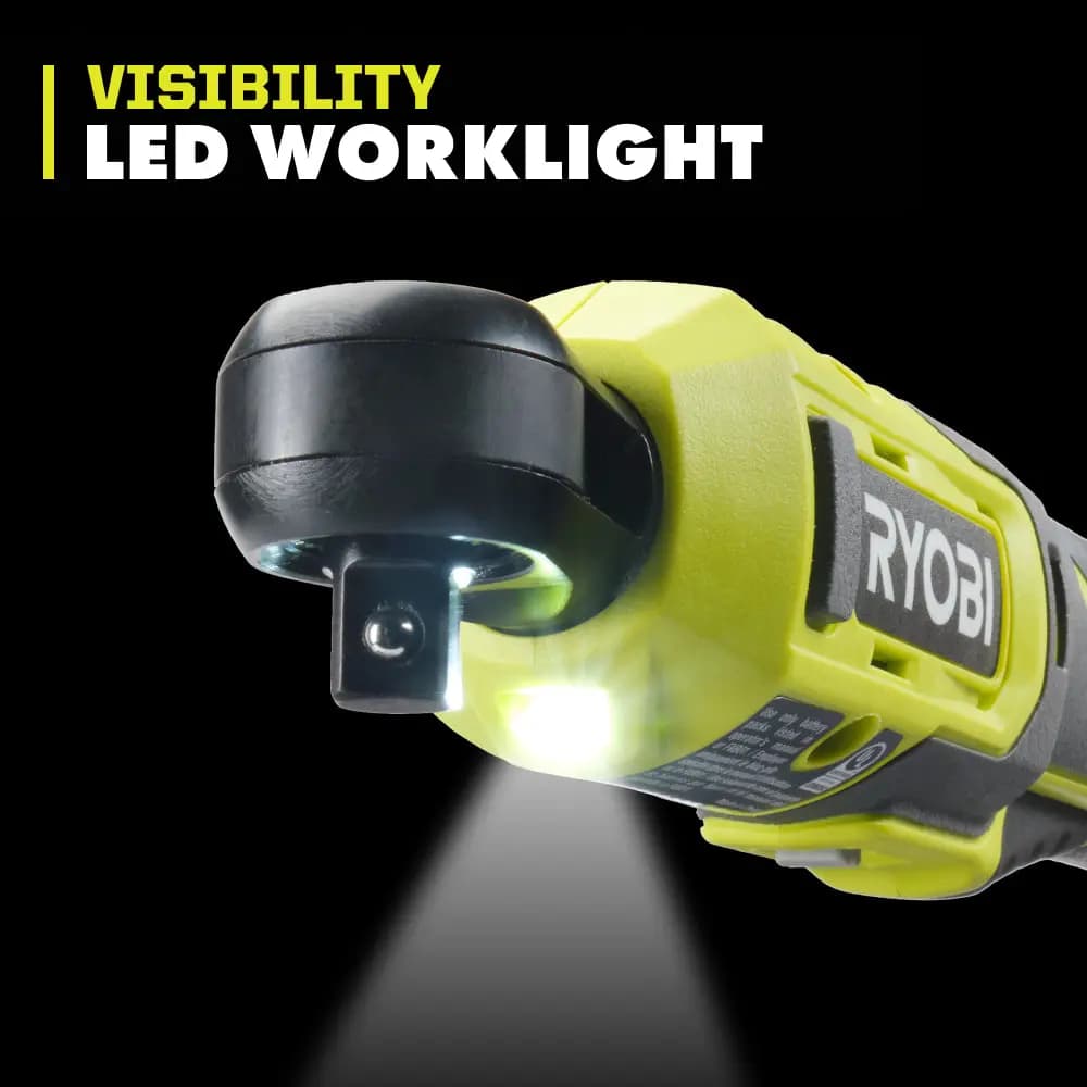 RYOBI USB Lithium 3/8" Light Duty Ratchet Kit [Voltage 4V, Battery Capacity 2Ah, USB Cable 21"]