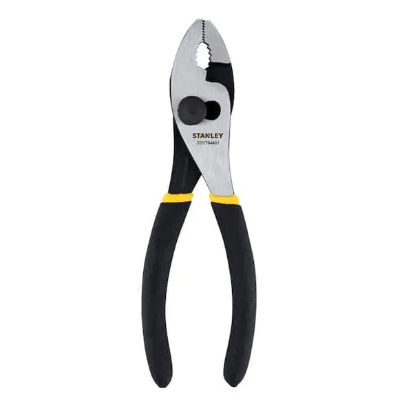 Stanley 6 in. Slip Joint Pliers, STHT84401 [Features: No Additional Features, Hand Tool Type: Slip Joint Pliers, Jaw Capacity (in.): 2.4 in]