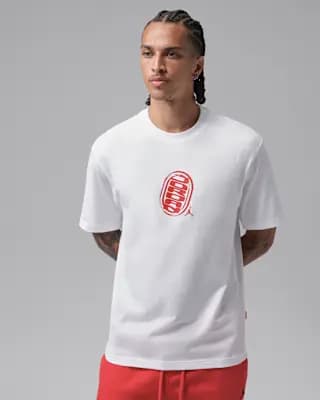 Jordan Brooklyn Men's T-Shirt White [100% cotton, Machine wash, XS-3XL]